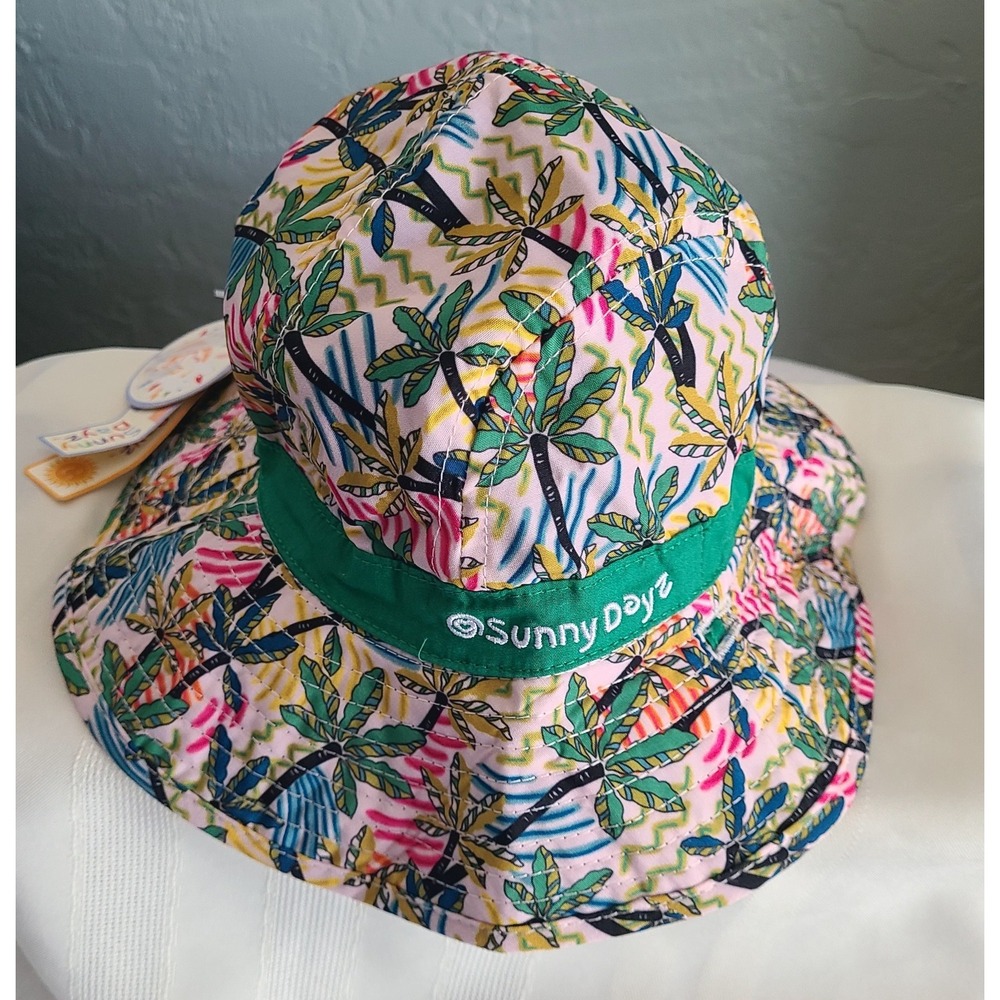 Sunny Days Sun Hat NEW Reversible Bucket Cap Toddler Summer kids Sunhat‎